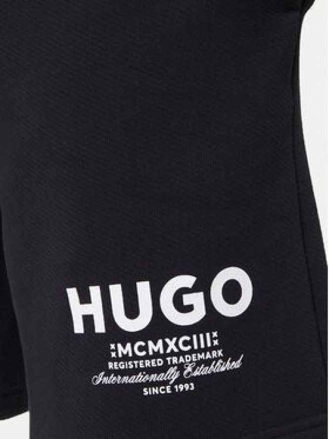 HUGO Szorty sportowe Nomario 50510728 Czarny Loose Fit