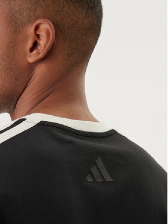 adidas T-Shirt Lux Coffee Cafe Cup Graphic KG5413 Czarny Loose Fit