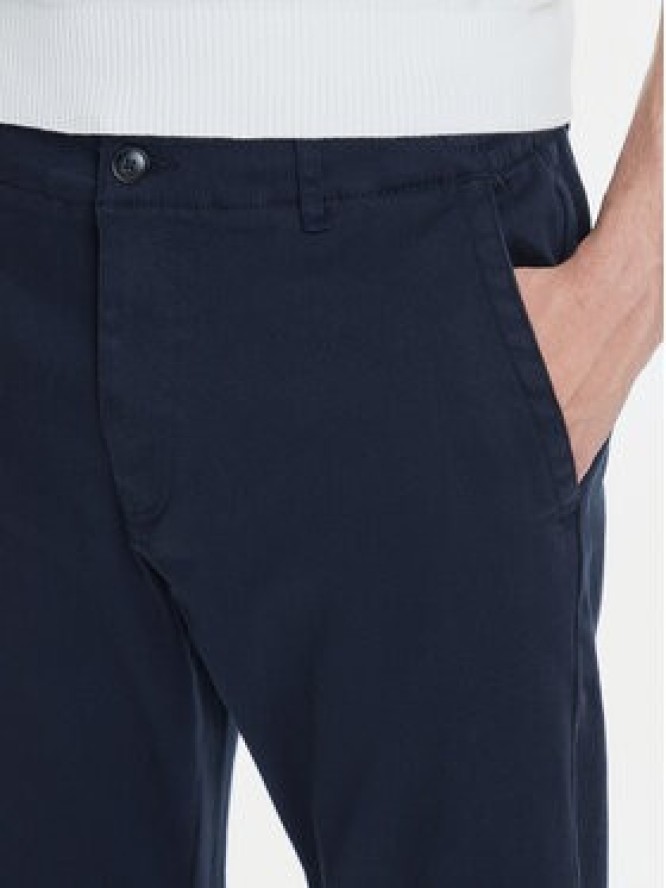 BOSS Chinosy Sanderson-L-2 50542986 Granatowy Regular Fit