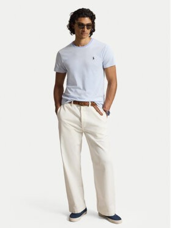 Polo Ralph Lauren T-Shirt 710944811501 Niebieski jasny Regular Fit