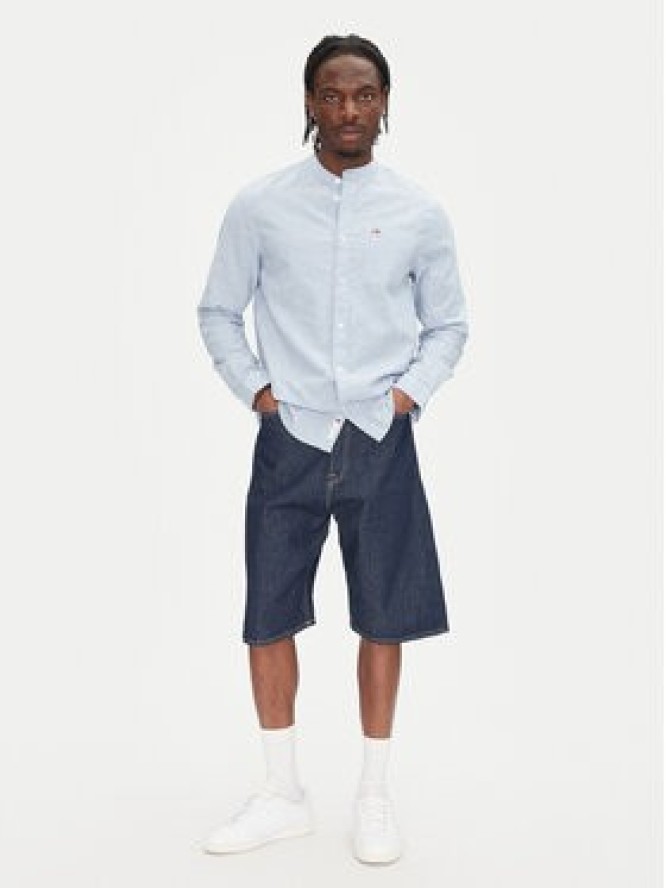 Tommy Jeans Koszula DM0DM20876 Niebieski Regular Fit