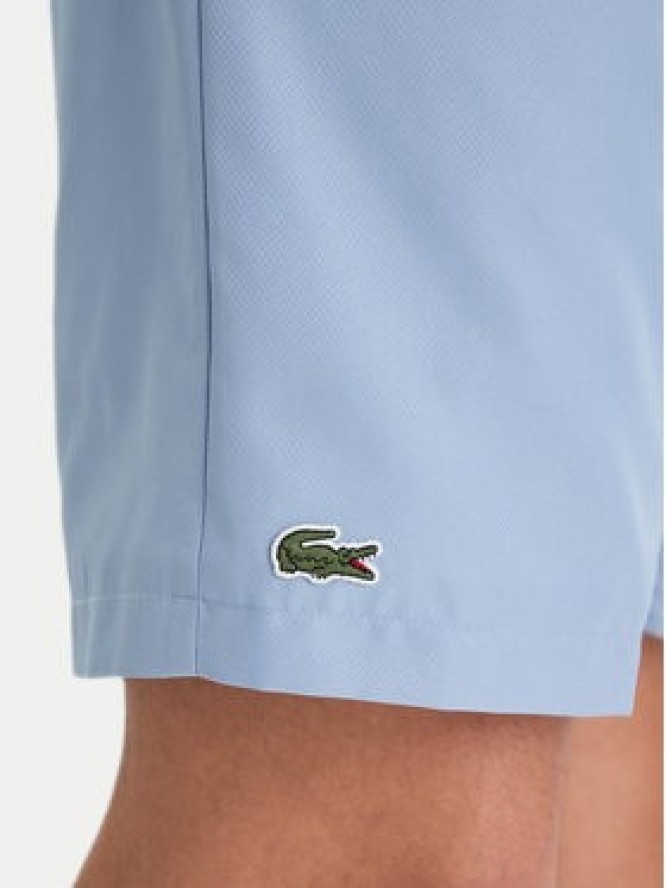 Lacoste Szorty sportowe GH353T Błękitny Relaxed Fit