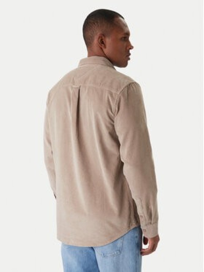 Tommy Jeans Koszula Baby Cord DM0DM22021 Beżowy Regular Fit