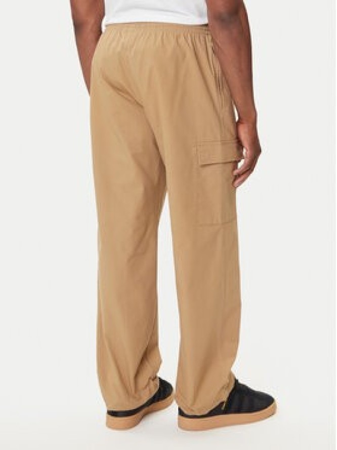 adidas Spodnie dresowe Trefoil Essentials JX3912 Beżowy Loose Fit