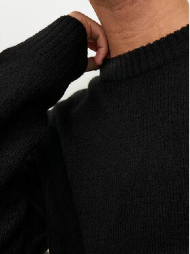 Jack & Jones Sweter Rollie 12215468 Czarny Relaxed Fit