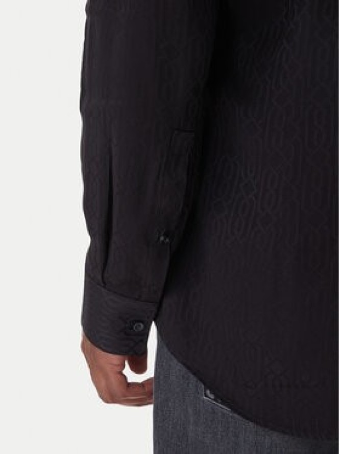 HUGO Koszula Kenno 50550513 Czarny Slim Fit