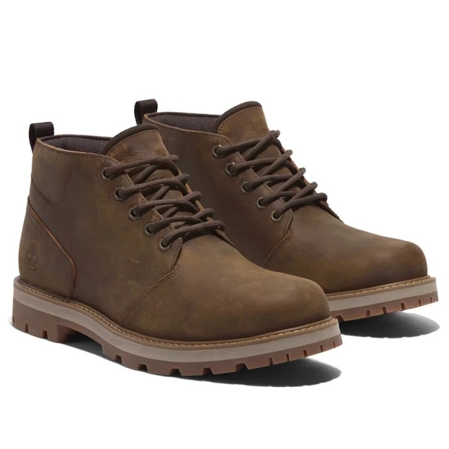 Timberland Britton Road Mid Chukka WP Rust Trzewiki męskie