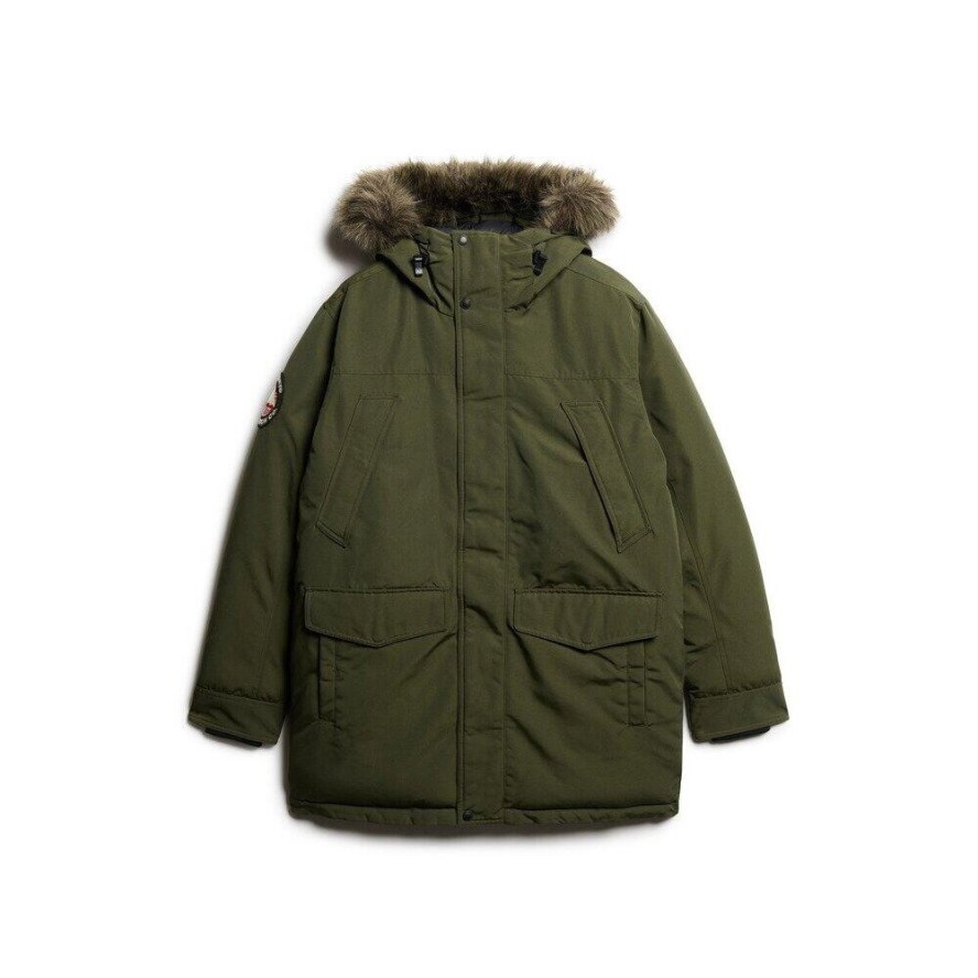 Parka z syntetycznym futrem Superdry Everest