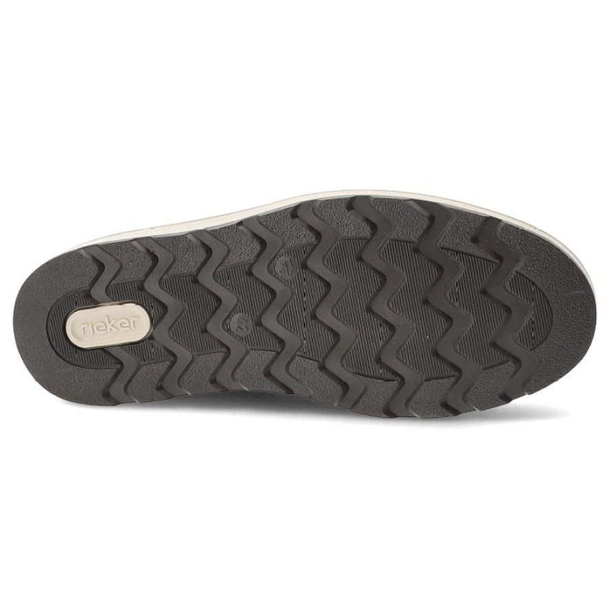 Brązowe Botki Rieker Eleganckie Obuwie Męskie