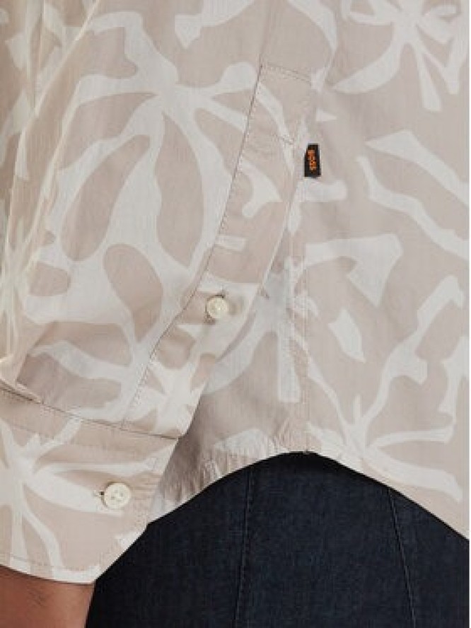 BOSS Koszula Ricoplus 50561608 Szary Regular Fit