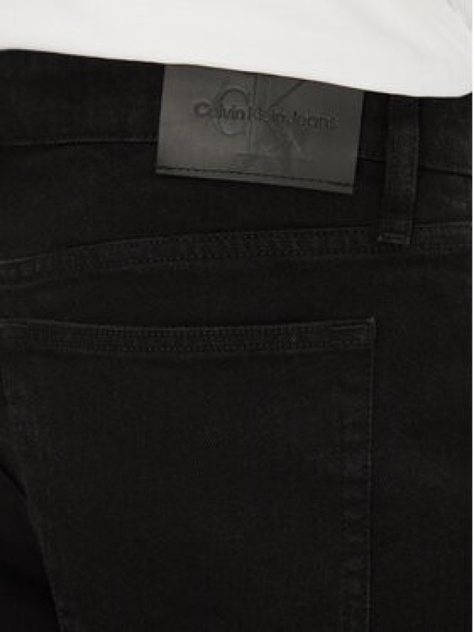 Calvin Klein Jeans Szorty jeansowe J30J327514 Czarny Slim Fit