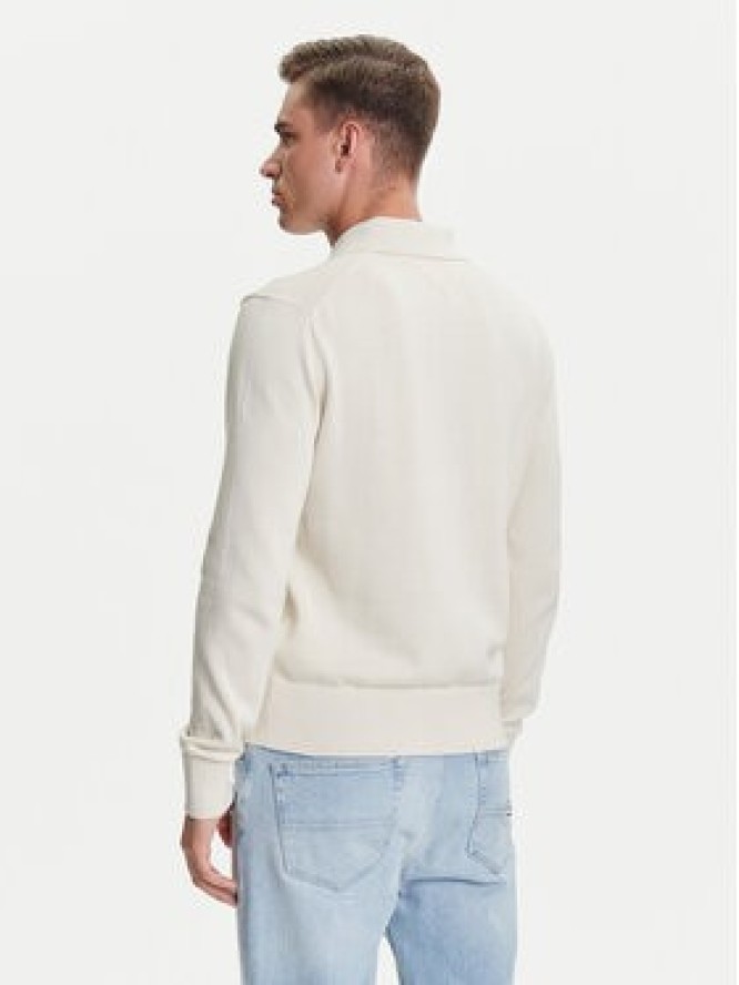 Tommy Jeans Sweter Essential DM0DM20304 Beżowy Slim Fit