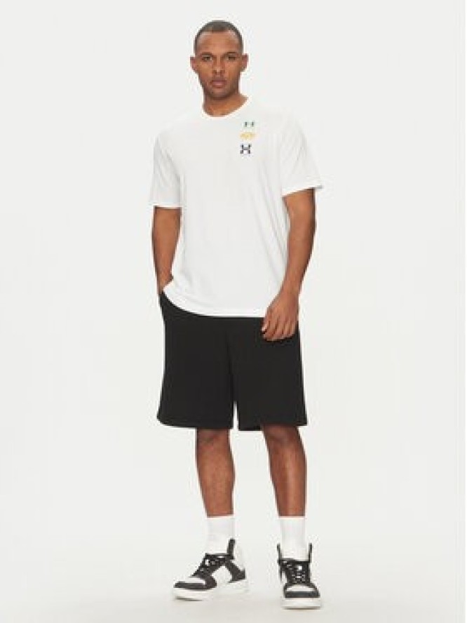 Under Armour T-Shirt EVOL Logo 1390165 Biały Regular Fit