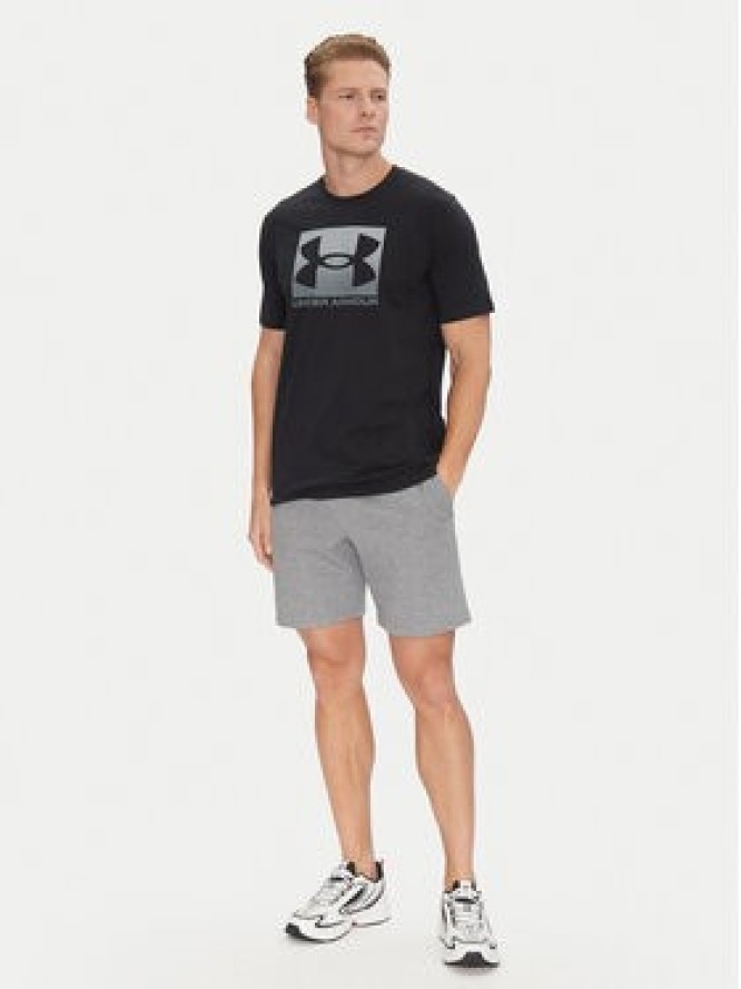Under Armour Szorty sportowe Rival 1379779 Szary Regular Fit
