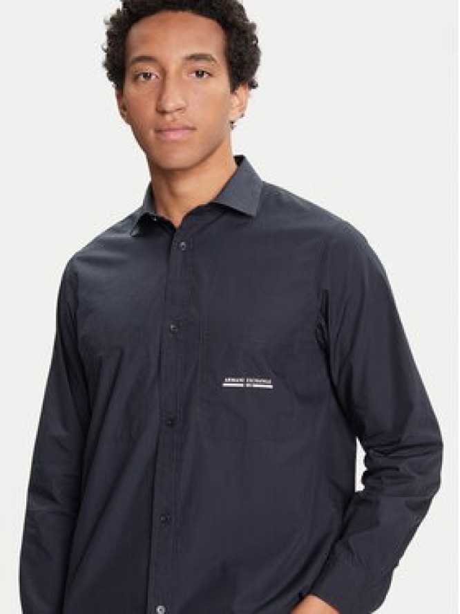 Armani Exchange Koszula XM000959 AF12994 UB101 Granatowy Regular Fit