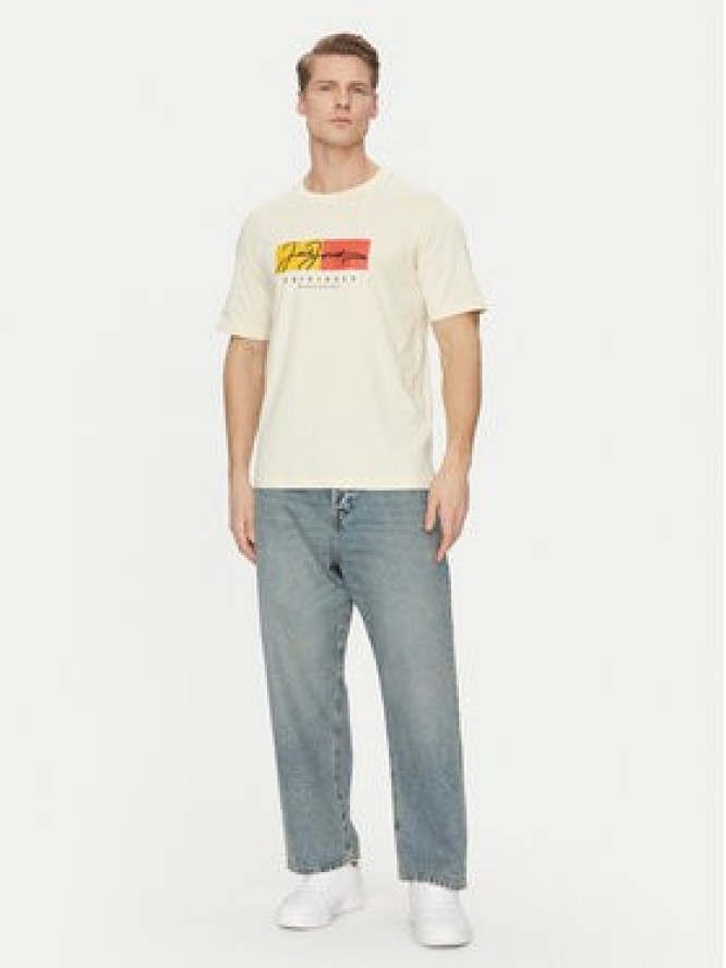 Jack & Jones T-Shirt Frederiksberg 12278266 Écru Regular Fit
