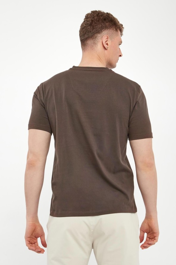 T-shirt męski z logo AERONAUTICA MILITARE