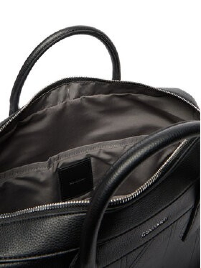 Calvin Klein Torba na laptopa Emblem Aop Emboss Commuter LV04D3329G Czarny