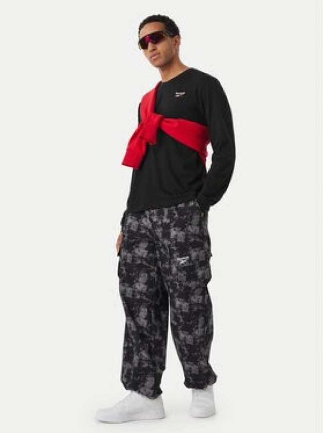 Reebok Longsleeve Feliks RK25738CCM Czarny Regular Fit