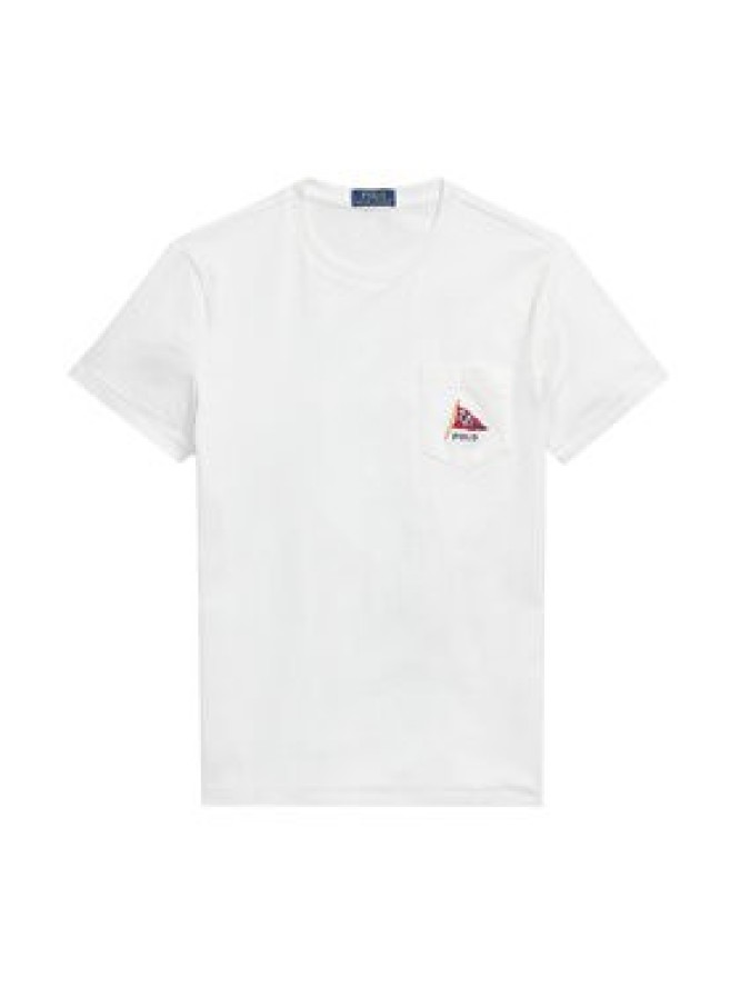 Polo Ralph Lauren T-Shirt 710B21952001 Biały Regular Fit
