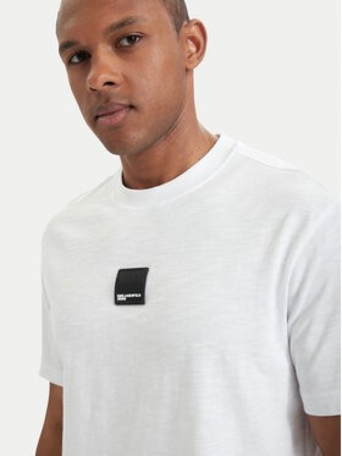 Karl Lagerfeld Jeans T-Shirt B2M17048 Biały Regular Fit
