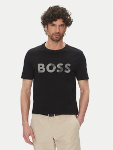 BOSS T-Shirt Glamping 50537834 Czarny Regular Fit