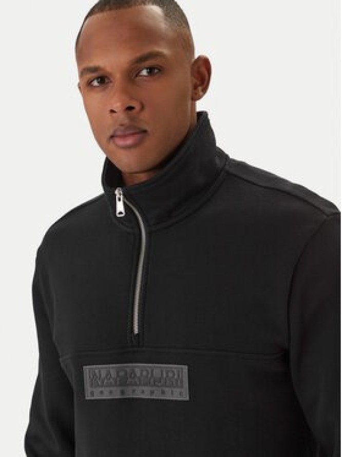 Napapijri Bluza B-Box NP0A4H96 Czarny Relaxed Fit