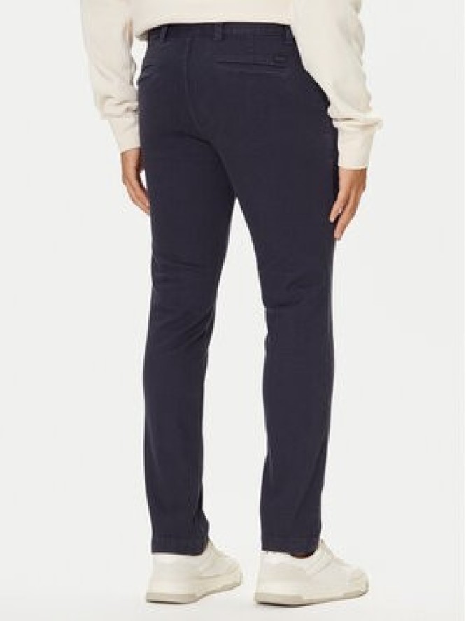 BOSS Chinosy 50547865 Granatowy Slim Fit