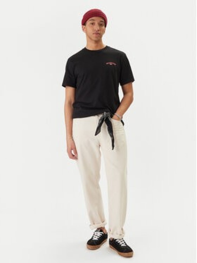 Quiksilver T-Shirt EQYZT08307 Czarny Regular Fit