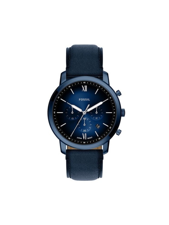 Fossil Zegarek Neutra FS6168 Granatowy