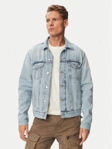 Tommy Jeans Kurtka jeansowa Ryan Jacket Rwb Cj6013 DM0DM23657 Niebieski jasny Regular Fit