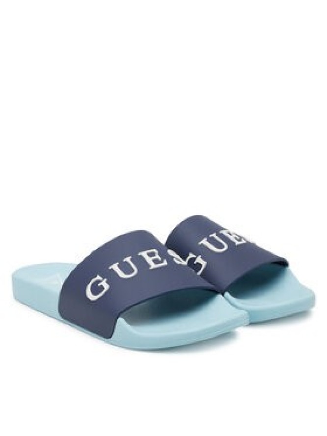 Guess Klapki F5GZ06 BB00F Granatowy