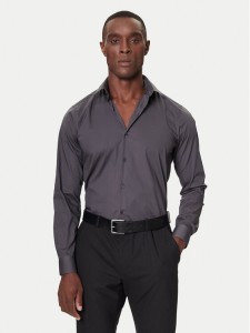 Calvin Klein Koszula LV019EU037 Szary Slim Fit