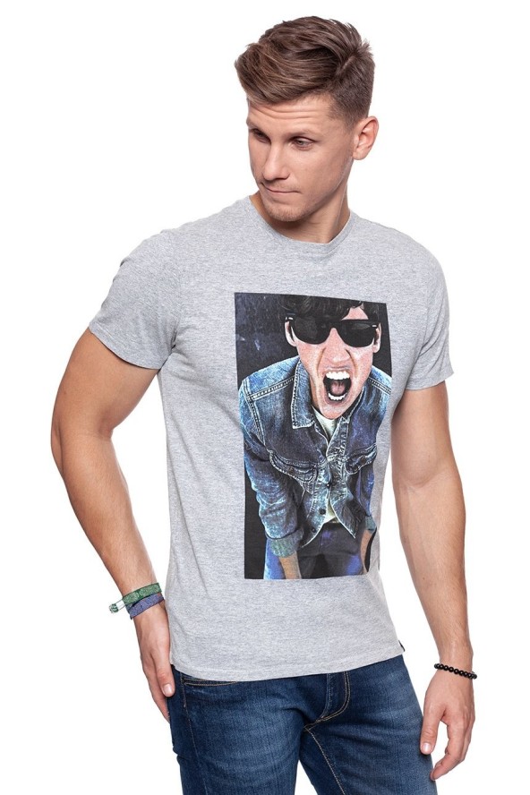 LEE T SHIRT PHOTO TEE GREY MELE L65UAI37