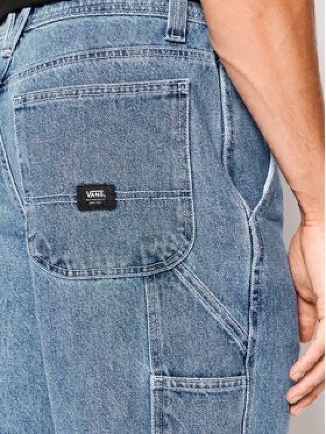 Vans Szorty jeansowe Drill Chore VN0A7S4S Niebieski Loose Fit