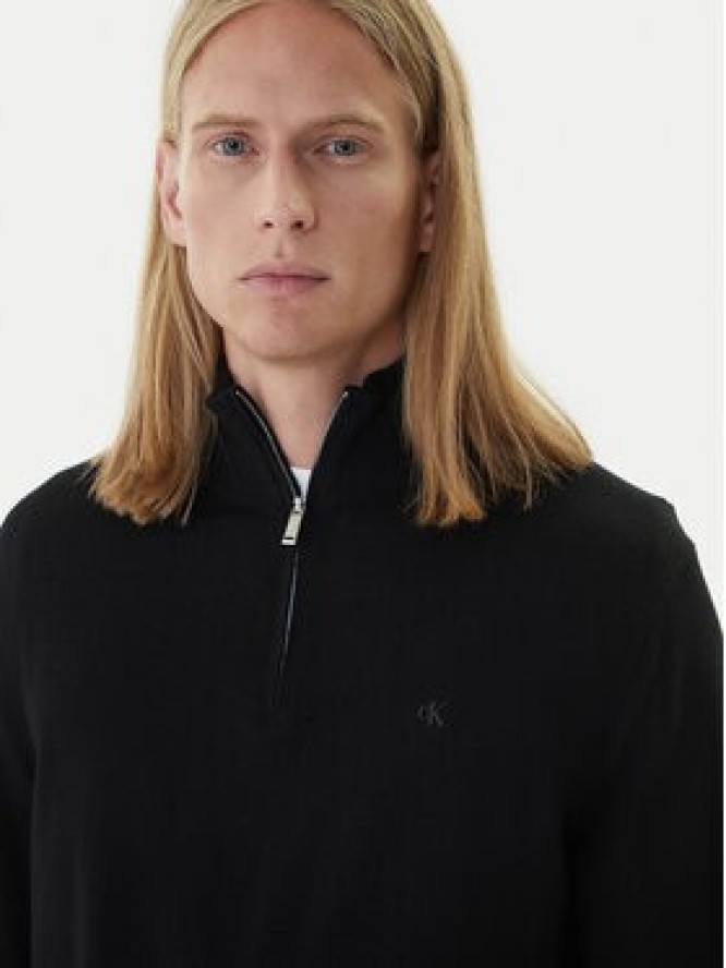Calvin Klein Sweter LV04LD318G Czarny Regular Fit