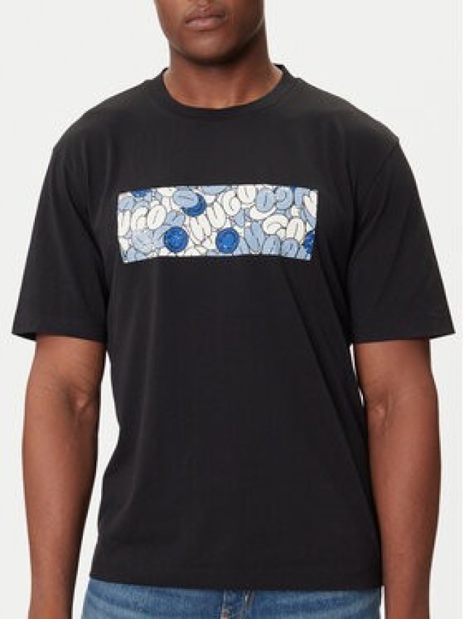HUGO T-Shirt Nurix 50545128 Czarny Regular Fit