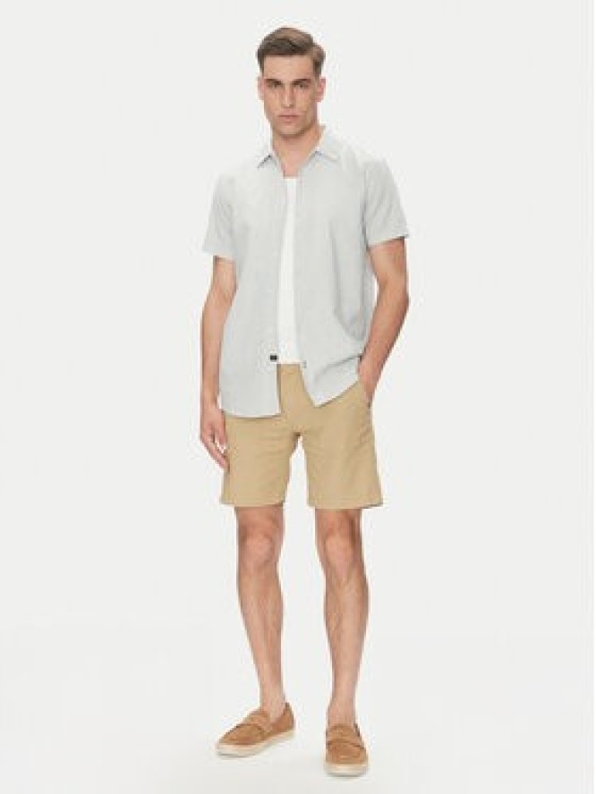 INDICODE Koszula Giulionus 20-402 Szary Regular Fit