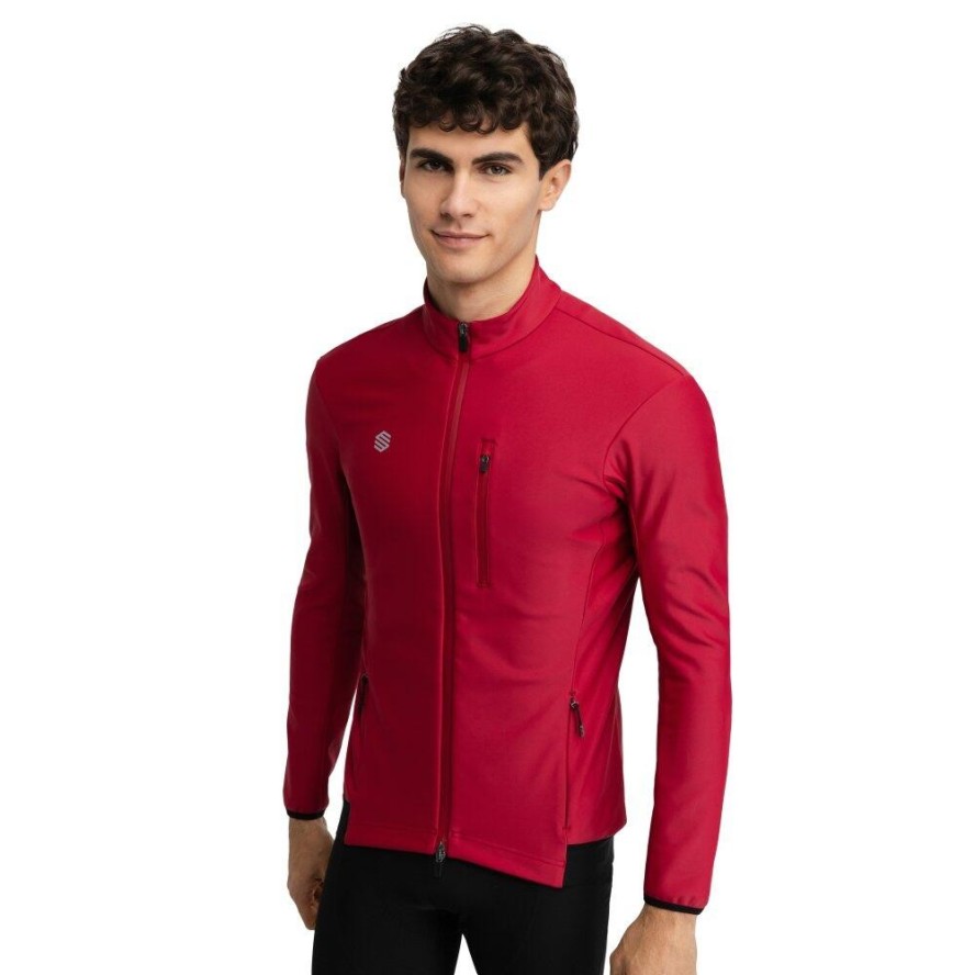 Męska kurtka rowerowa softshell Kolarstwo Siroko J3 Souplesse
