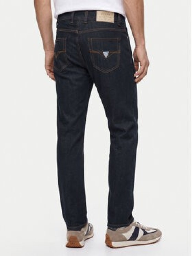Guess Jeansy M6YA82 D1473 Granatowy Relaxed Fit