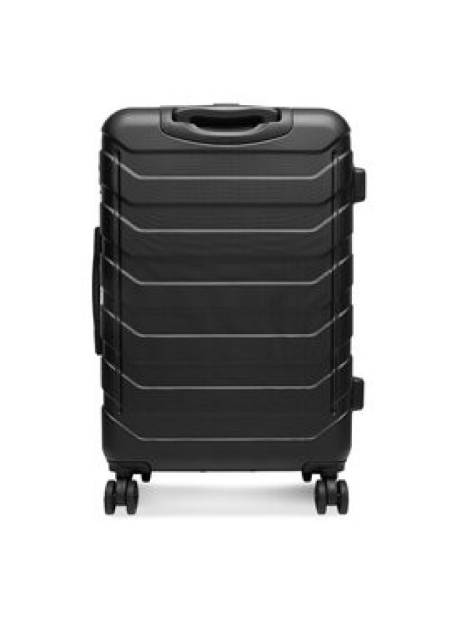 GINO ROSSI Walizka średnia CEO-GIN-M-001-05-BLACK Czarny