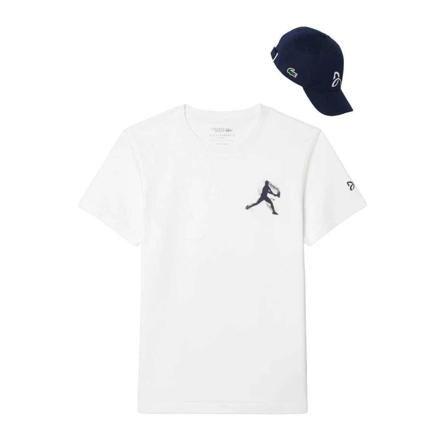 T-shirt And Cap Lacoste Djokovic Fan Pack 2026