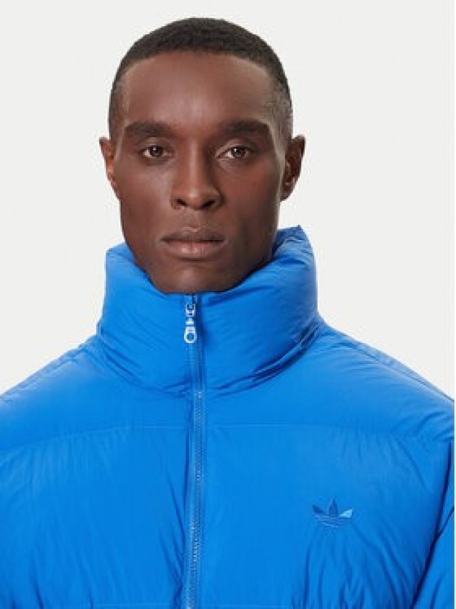 adidas Kurtka zimowa JX4088 Niebieski Slim Fit