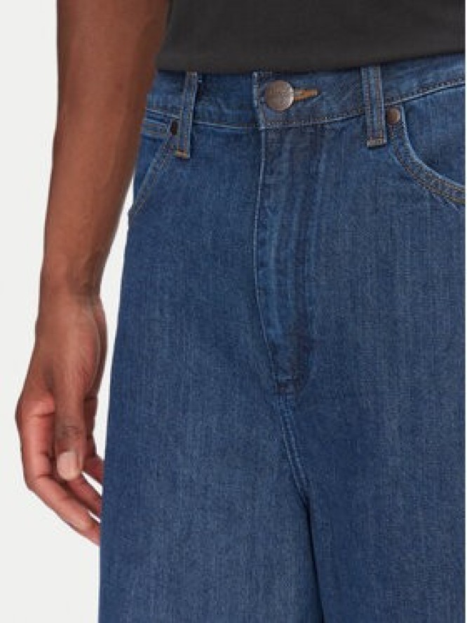 Wrangler Szorty jeansowe Jort 112362550 Niebieski Oversize