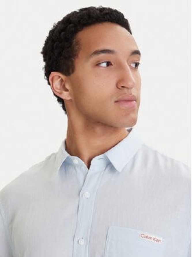 Calvin Klein Jeans Koszula LV04RF120G Błękitny Regular Fit