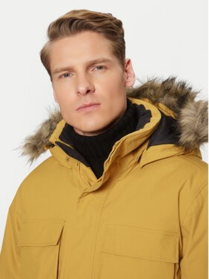 Jack Wolfskin Kurtka zimowa Glacier Canyon 1107674 Żółty Regular Fit