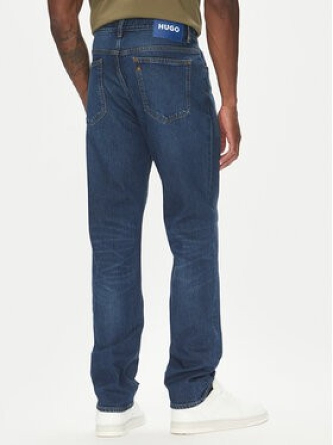 HUGO Jeansy Ash 50541583 Granatowy Regular Fit