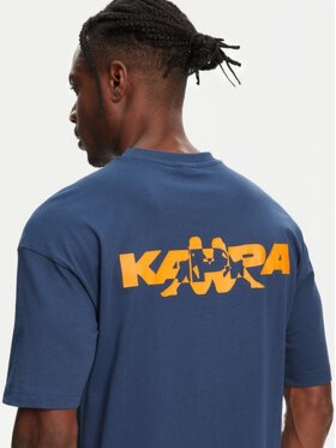 Kappa T-Shirt Nyle 351S5GW Niebieski Regular Fit