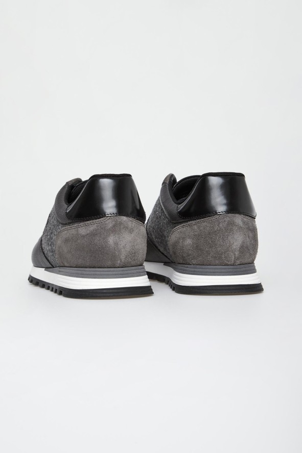 Sneakersy męskie ze skóry cielęcej nappa BALDININI