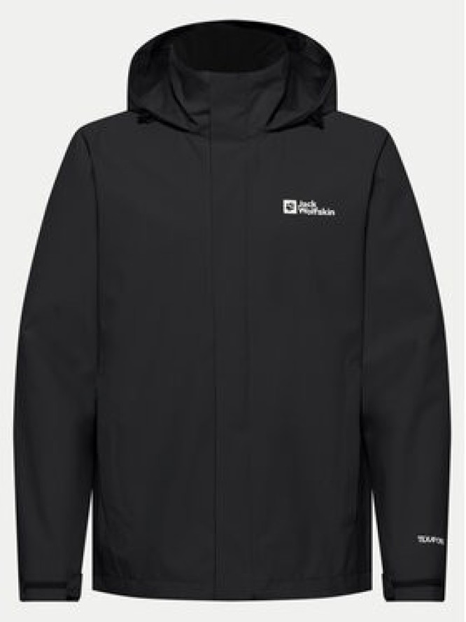 Jack Wolfskin Kurtka outdoor Trailtime 2l A63903 Czarny Regular Fit